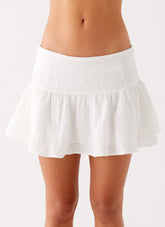 Brissy Mini Skirt - White