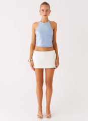 Starlight Halter Top - Blue