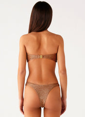 Sun Spell Bikini Top - Gold