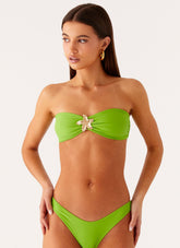 Taiwan Bandeau Bikini Top - Citrus