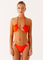 Saint Lucia Bikini Top - Orange
