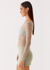 Zenni Mini Dress - Sage